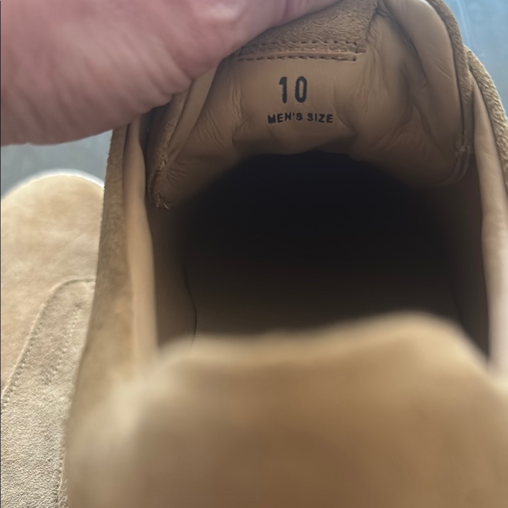 Tod's Tan and White Suede Loafers - Picture 3 of 7